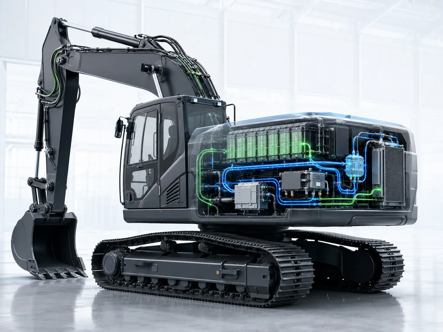Electric Excavator Thermal Management Project