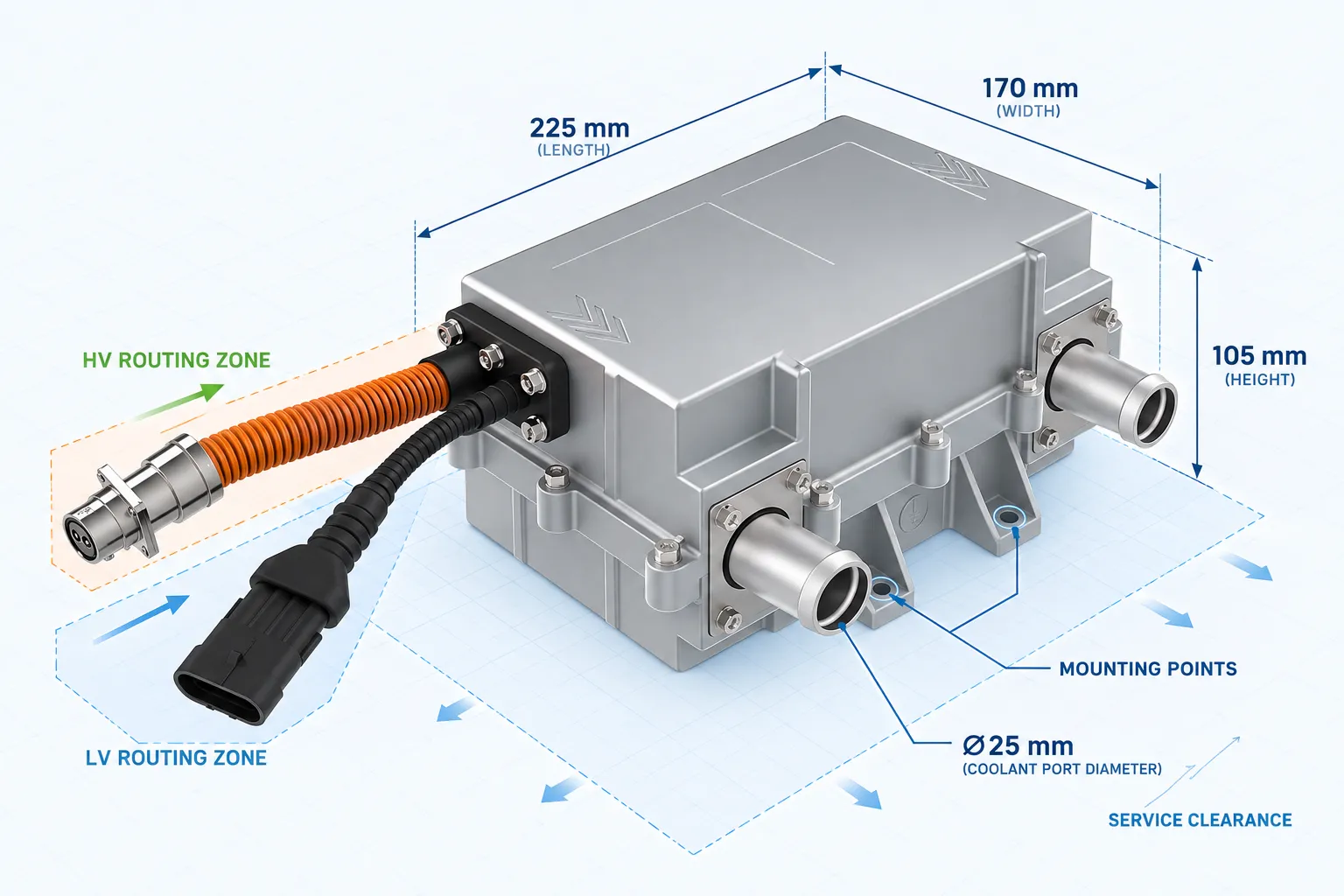 High Voltage Coolant Heater