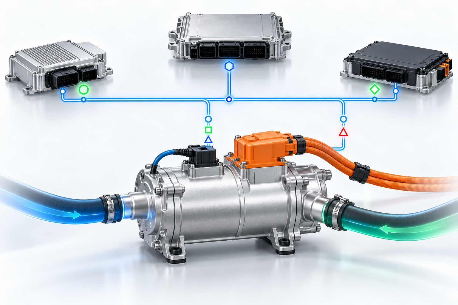 HVCH CAN integration between coolant heater and vehicle controllers